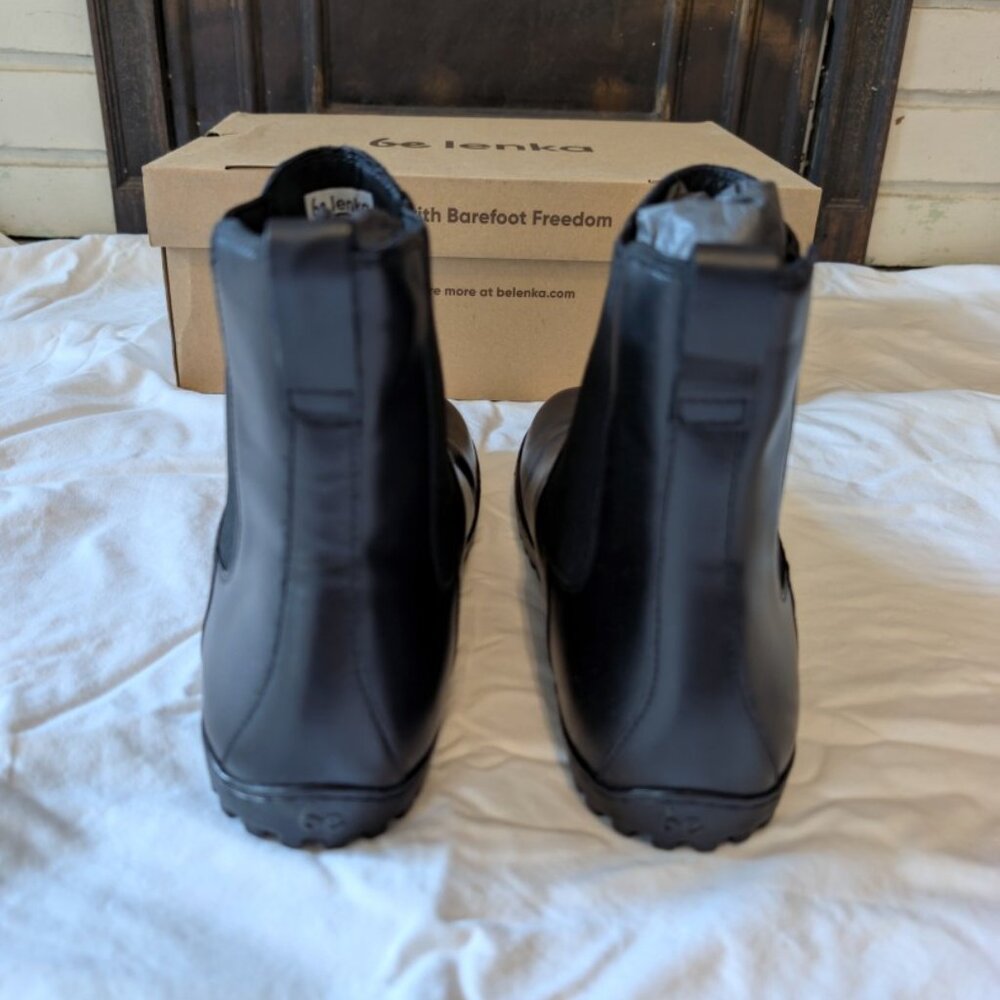 NIB Barefoot Boots Be Lenka Glam women's boots, black size 8 (41) - Picture 7 of 7